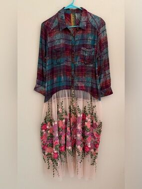 ARATTA SILENT JOURNEY ANASTASIA MAXI DUSTER SHIRT